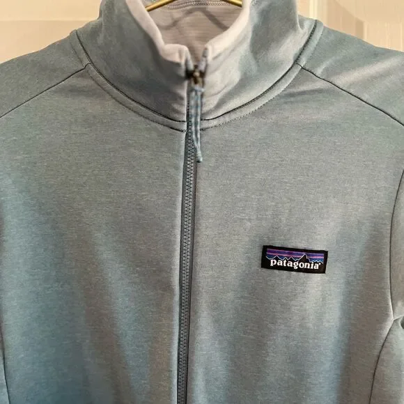 Patagonia Steel Blue Zip-Up Fleece